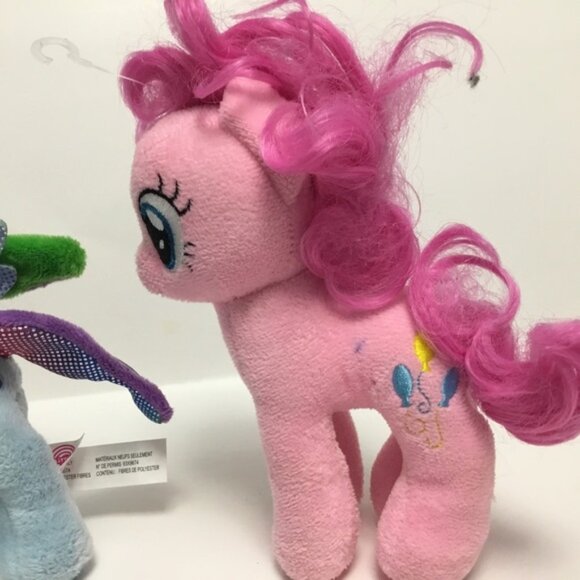 My Little Pony TY Plushies Rainbow Dash and Pinkie - Picture 6 of 12